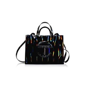 Medium Black Rainbow Telfar Bag